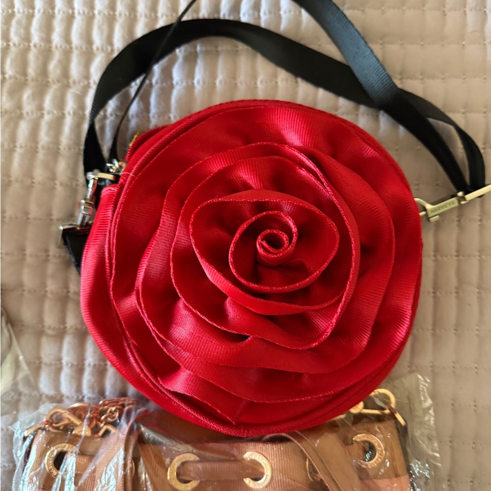 Harveys Disney Beauty and the Beast Red Rose small crossbody